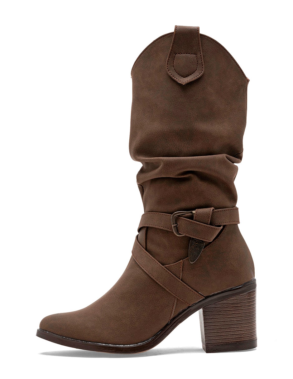 Bota Media pierna de Sintético para mujer
