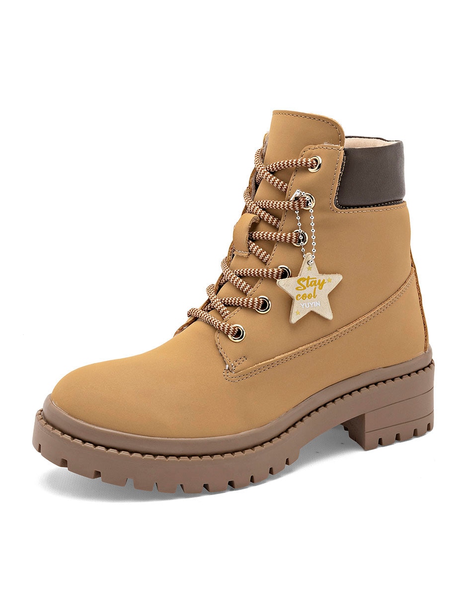 Bota combat Arriba del tobillo de Sintético para mujer 4