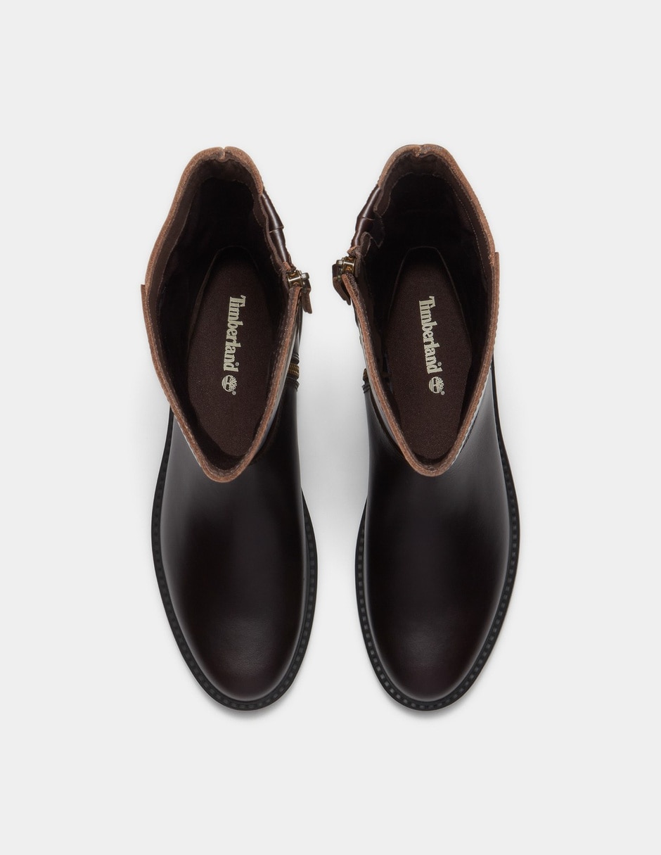 Bota Arriba del tobillo Botas Stormbucks con cierre lateral para Mujer Café TB0A5T6PW01 de Piel para mujer 2
