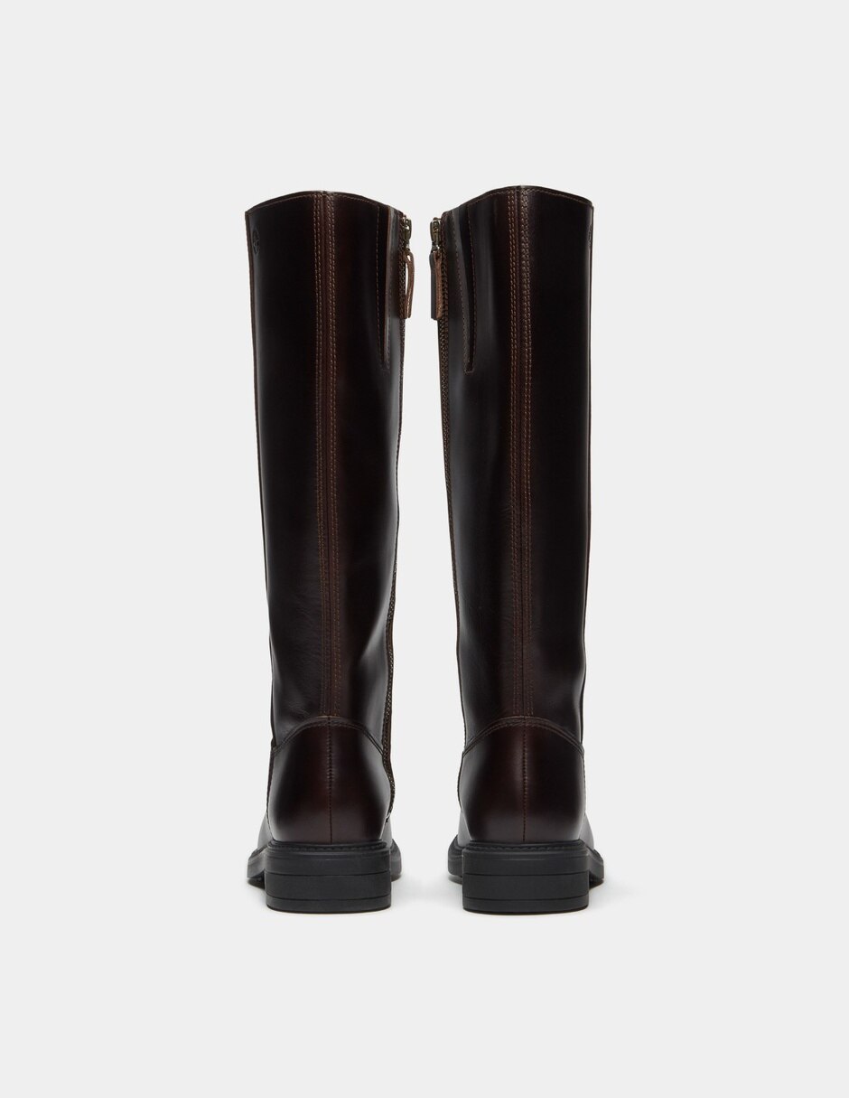 Bota Arriba del tobillo Botas Stormbucks con cierre lateral para Mujer Café TB0A5T6PW01 de Piel para mujer 5