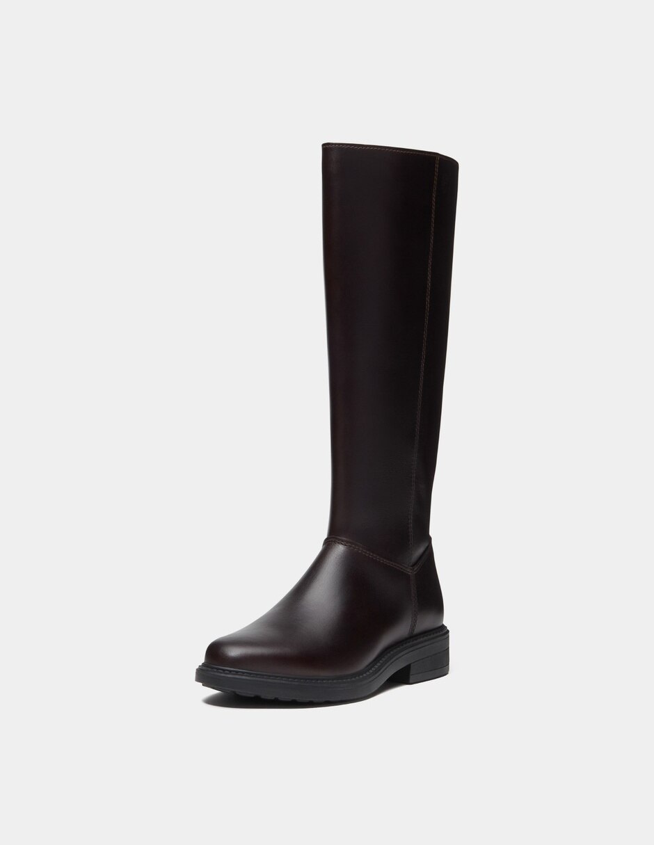 Bota Arriba del tobillo Botas Stormbucks con cierre lateral para Mujer Café TB0A5T6PW01 de Piel para mujer 9