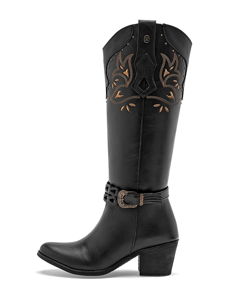 Bota cowboy Arriba de la rodilla de Sintético para mujer Bota cowboy Arriba de la rodilla de Sintético para mujer
