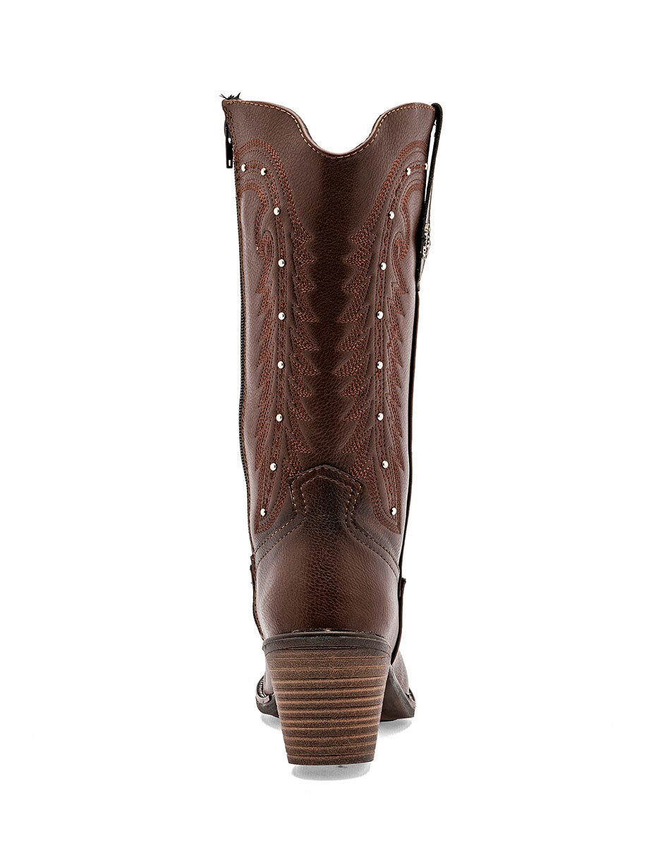 Bota cowboy Media pierna de Sintético para mujer 3
