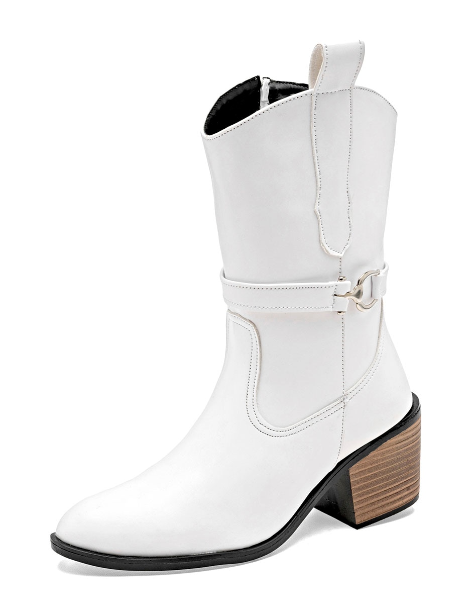 Bota cowboy Media pierna de Sintético para mujer 2