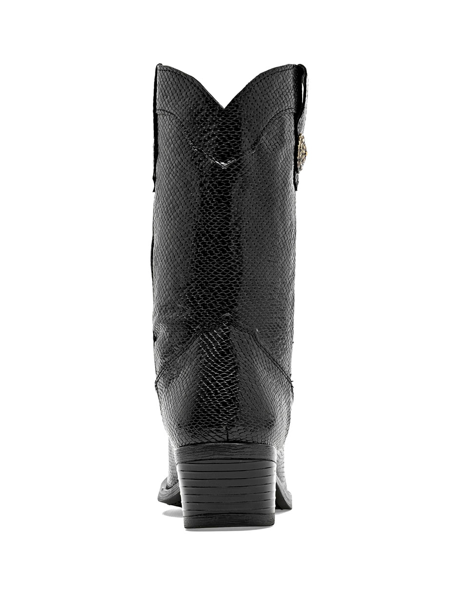 Bota cowboy Media pierna de Piel para mujer 4