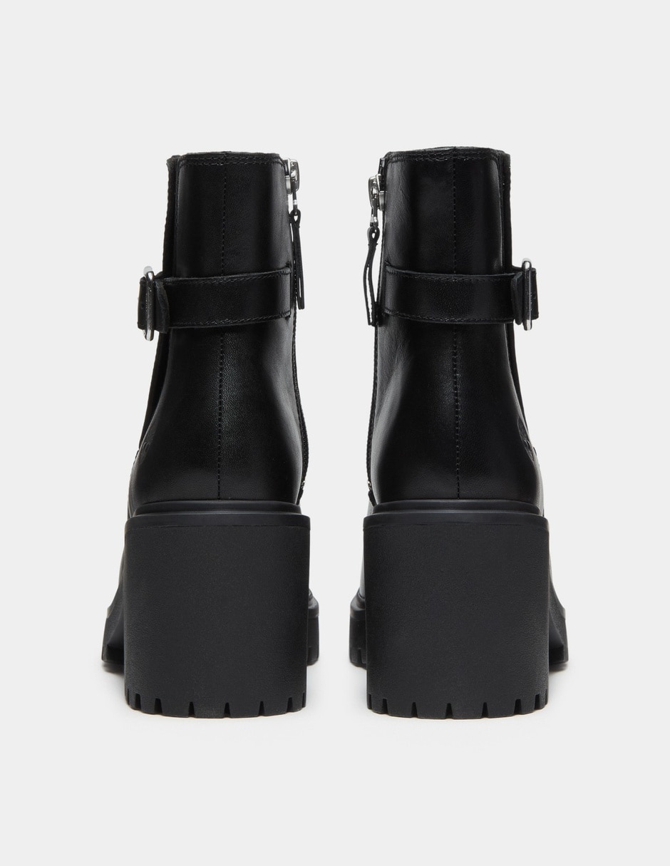 Bota Arriba del tobillo Botas Chelsea Stone Heights para Mujer Negro TB0A2GGNW02 de Piel para mujer 5