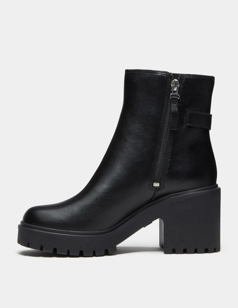 Bota Arriba del tobillo Botas Chelsea Stone Heights para Mujer Negro TB0A2GGNW02 de Piel para mujer 6