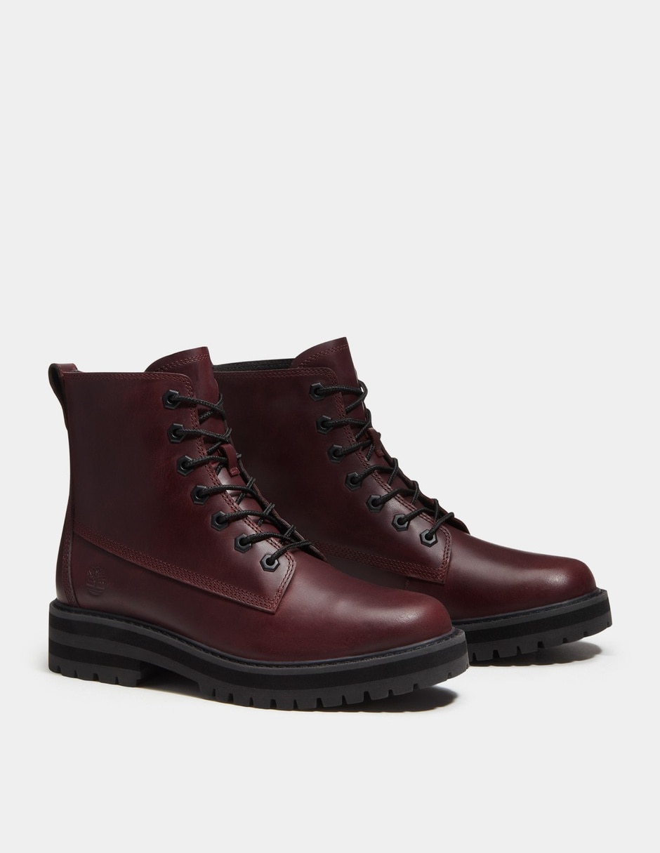 Bota Arriba del tobillo Botas Britton Drive para Mujer Vino TB0A2FMVEIW de Piel para mujer 4