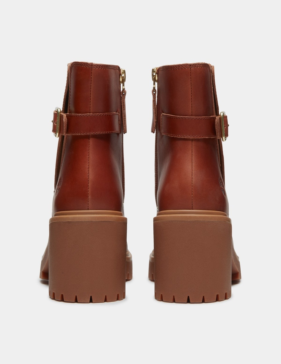 Bota arriba del tobillo chelsea stone heights de piel para mujer 5