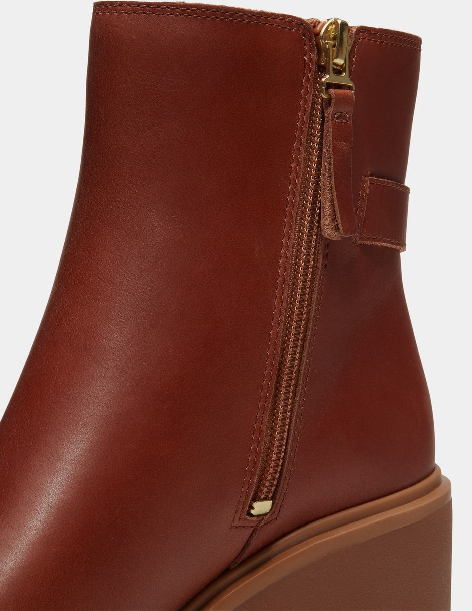 Bota arriba del tobillo chelsea stone heights de piel para mujer 7
