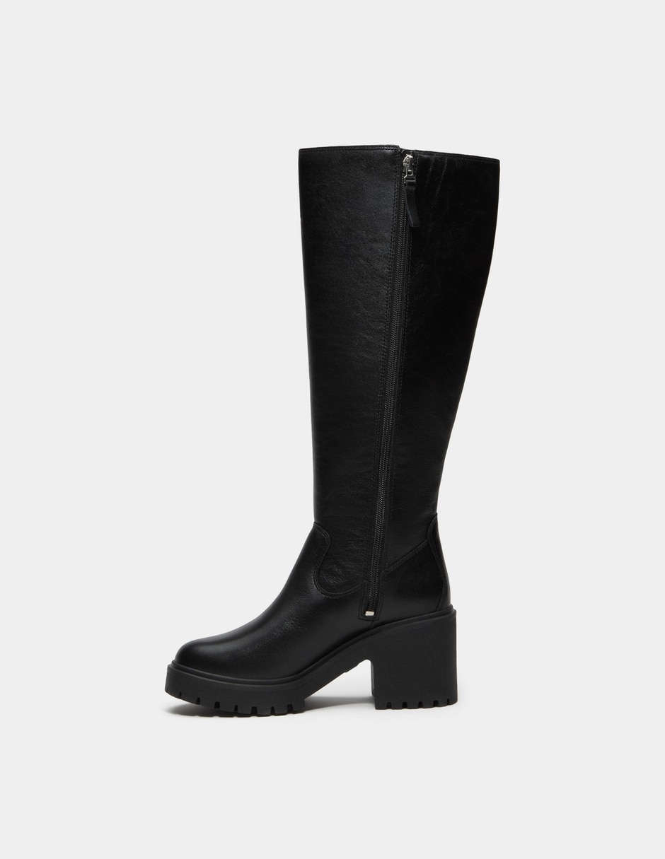 Bota Arriba del tobillo Botas altas con cierre lateral Stone Heights para Mujer Negro TB0A2AZXW02 de Piel para mujer 6