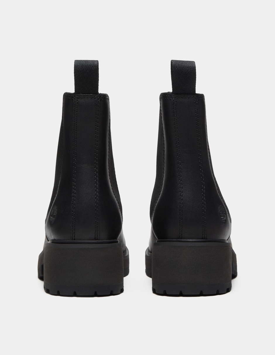 Bota Arriba del tobillo Botas Chelsea Carnaby Row para Mujer Negro TB0A2KC7W02 de Piel para mujer 5