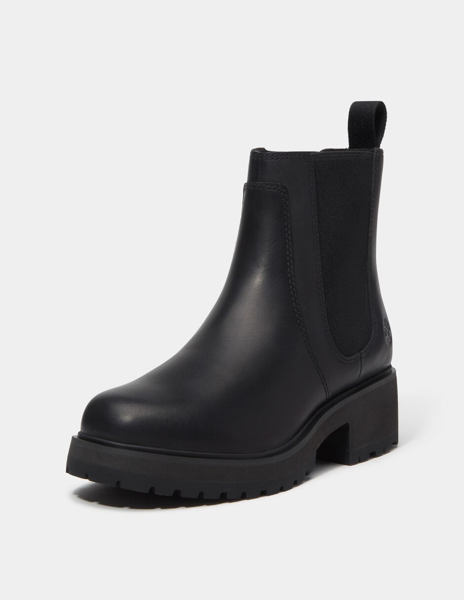 Bota Arriba del tobillo Botas Chelsea Carnaby Row para Mujer Negro TB0A2KC7W02 de Piel para mujer 9