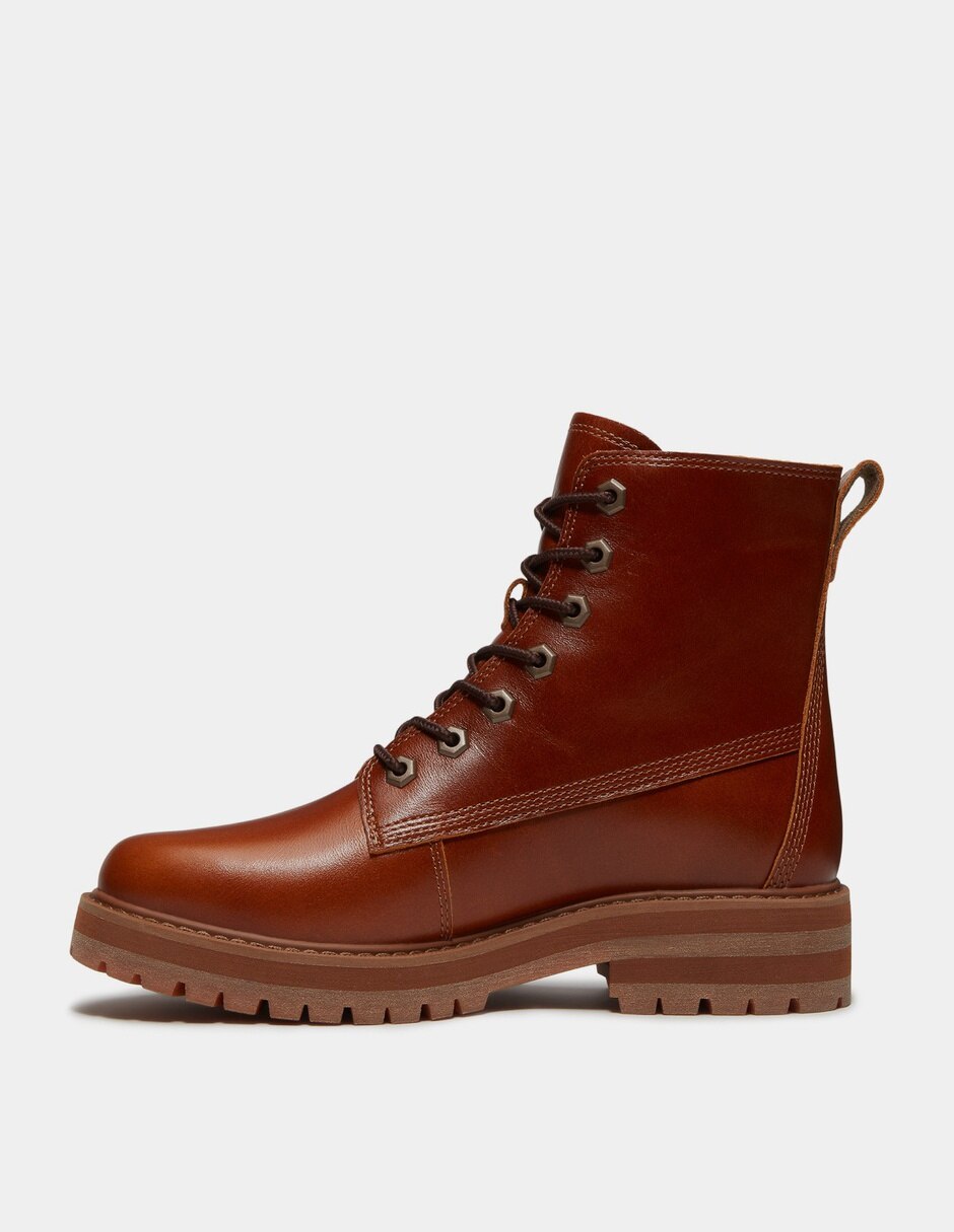 Bota Arriba del tobillo Botas Britton Drive para Mujer Café TB0A2FMVEM4 de Piel para mujer 6