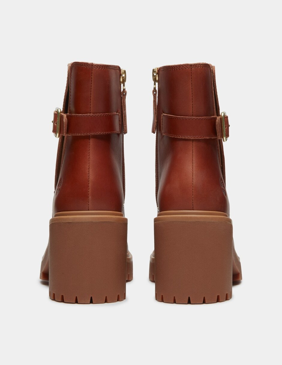 Bota Arriba del tobillo Botas Chelsea Stone Heights para Mujer Café TB0A2GGNEM6 de Piel para mujer 5