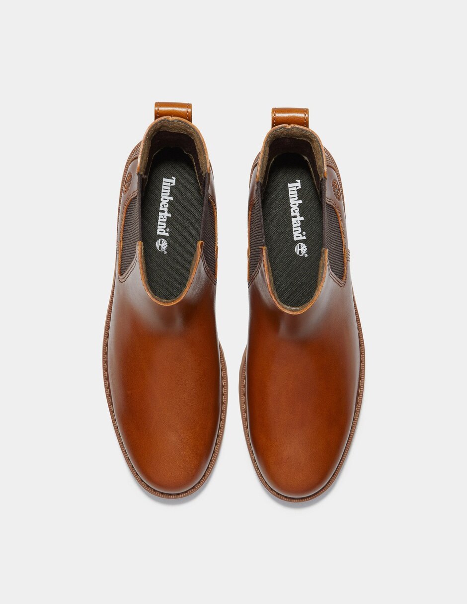 Bota Arriba del tobillo Bota Chelsea Britton Drive para Mujer Café TB0A2KK2EM4 de Piel para mujer 2