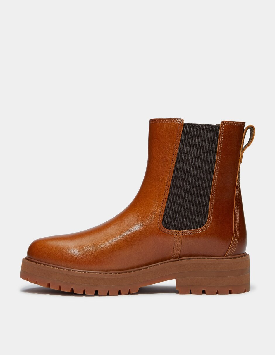 Bota Arriba del tobillo Bota Chelsea Britton Drive para Mujer Café TB0A2KK2EM4 de Piel para mujer 6