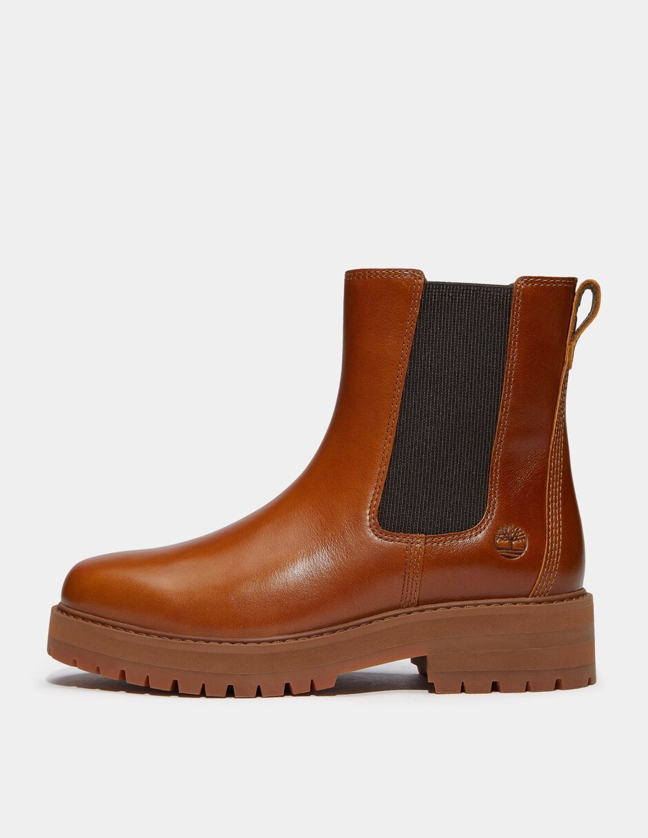 Bota Arriba del tobillo Bota Chelsea Britton Drive para Mujer Café TB0A2KK2EM4 de Piel para mujer 8