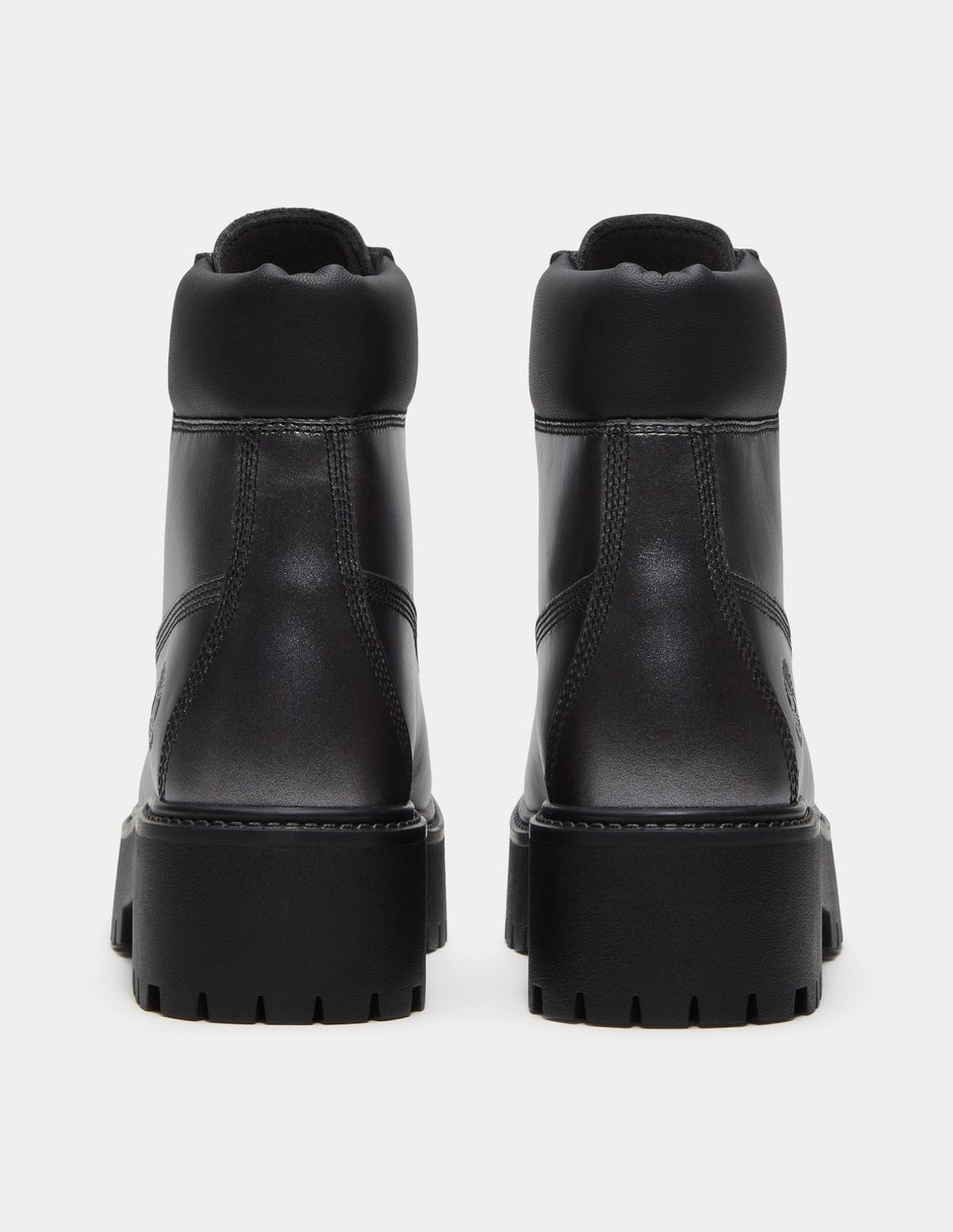 Bota Arriba del tobillo Botas impermeables de 6 pulgadas con plataforma Stone Street para Mujer Gris TB0A2H3CANO de Piel para mujer 5