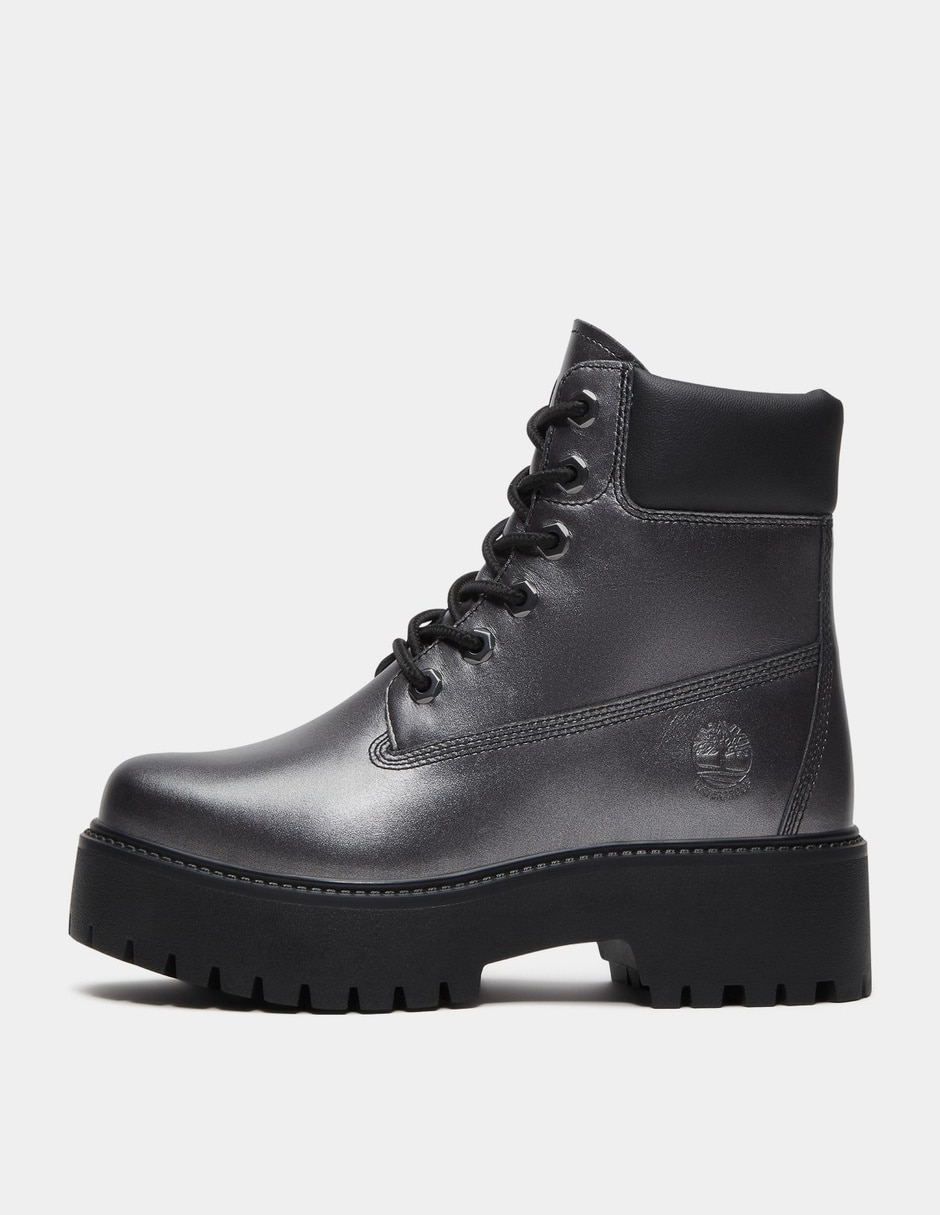 Bota Arriba del tobillo Botas impermeables de 6 pulgadas con plataforma Stone Street para Mujer Gris TB0A2H3CANO de Piel para mujer 8