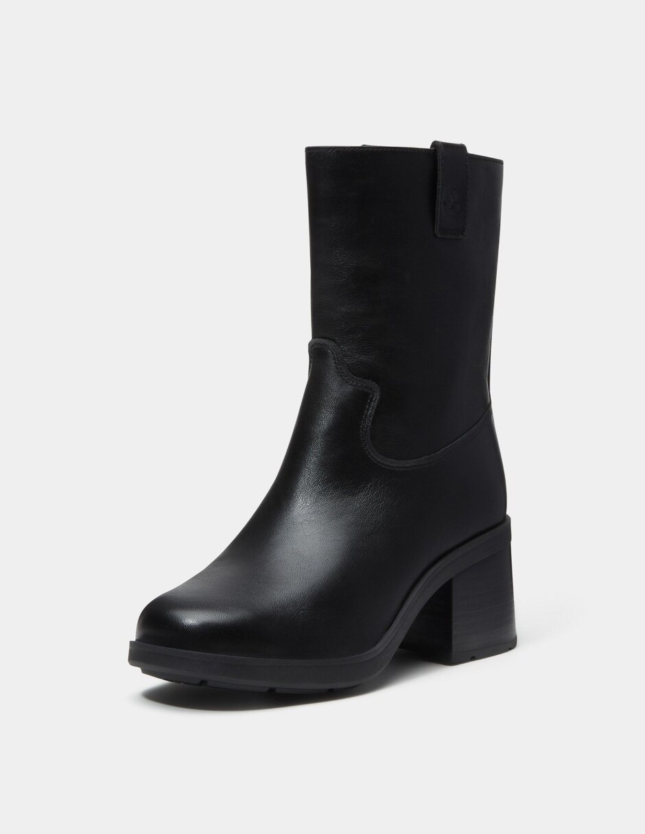 Bota Arriba del tobillo Botas Bellevaux con cierre lateral para Mujer Negro TB0A2JNJW02 de Piel para mujer 9