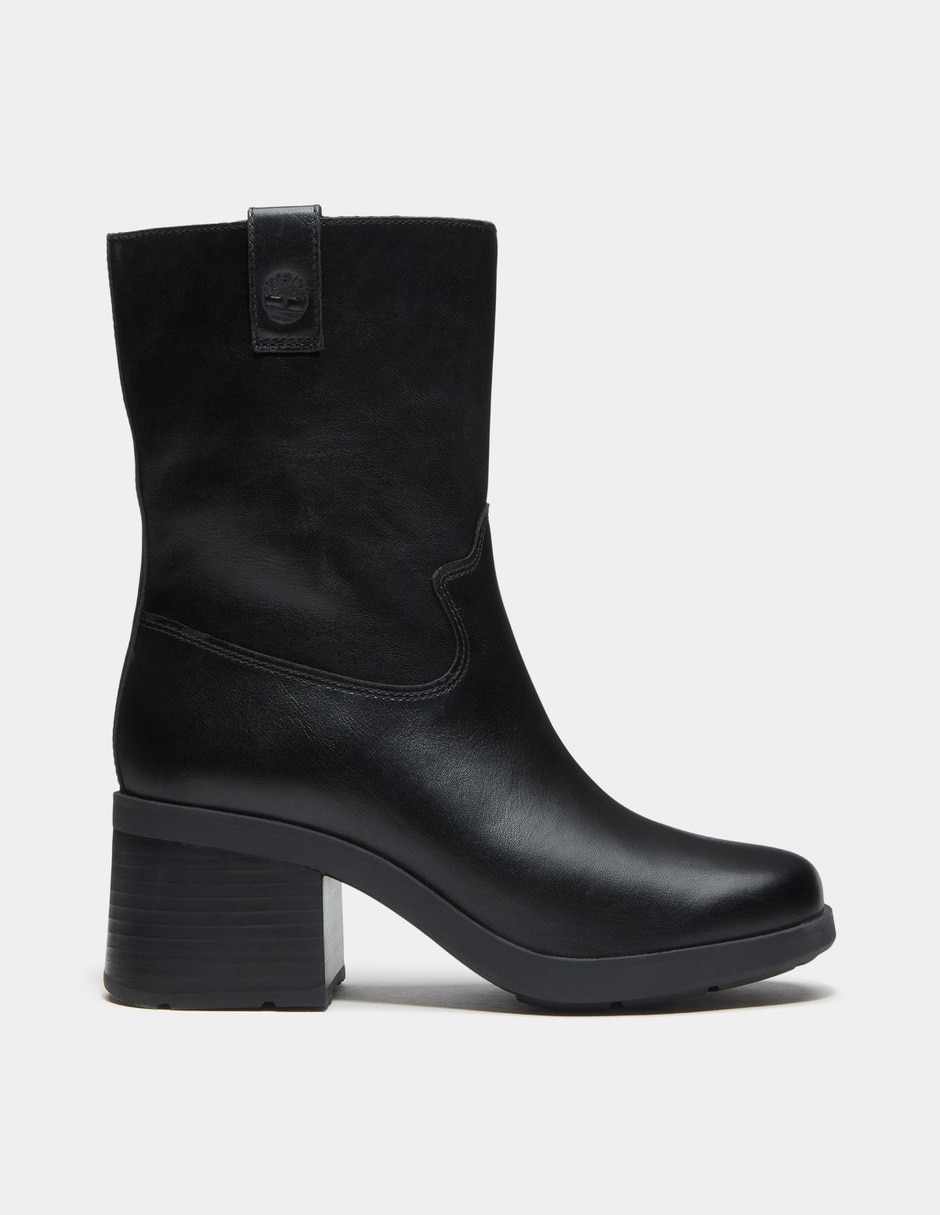 Bota Arriba del tobillo Botas Bellevaux con cierre lateral para Mujer Negro TB0A2JNJW02 de Piel para mujer