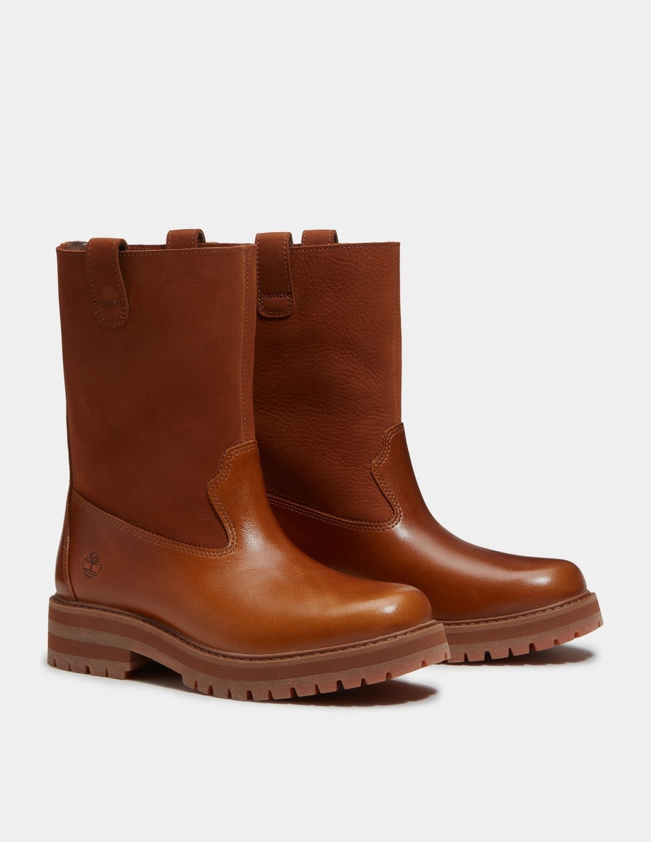 Bota Arriba del tobillo Botas Britton Drive Pull-On para Mujer Café TB0A2R5XEM4 de Piel para mujer 4