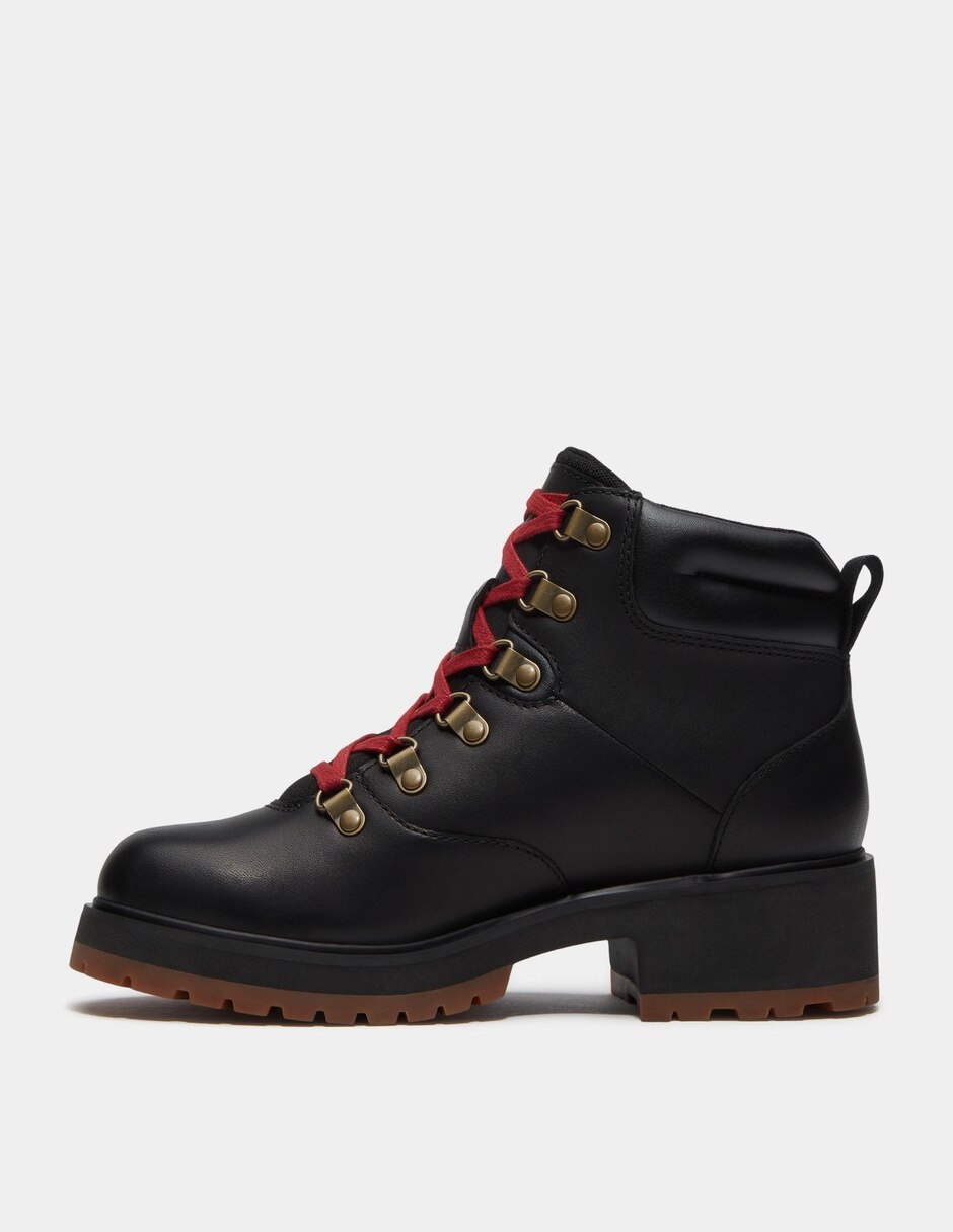 Bota Arriba del tobillo Botas Carnaby Row para Mujer Negro TB0A2QH4W02 de Piel para mujer 6