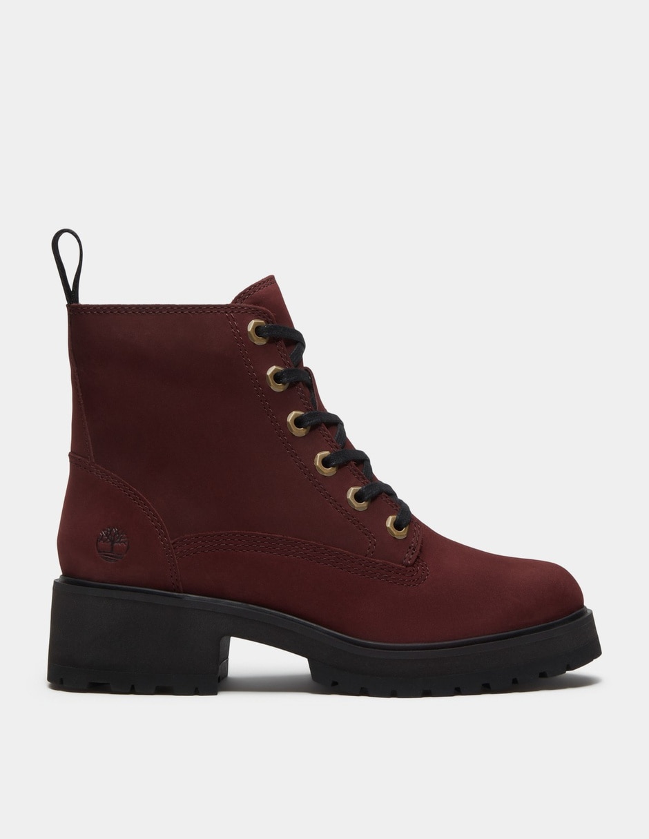 Bota arriba del tobillo carnaby row de piel para mujer