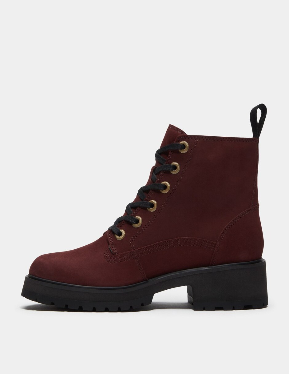 Bota Arriba del tobillo Botas Carnaby Row para Mujer Vino TB0A2KFNEQ3 de Piel para mujer 6