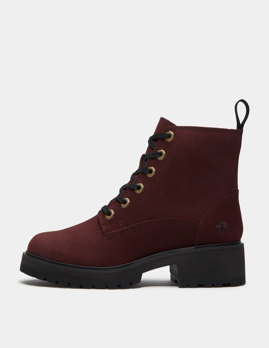 Bota Arriba del tobillo Botas Carnaby Row para Mujer Vino TB0A2KFNEQ3 de Piel para mujer 8
