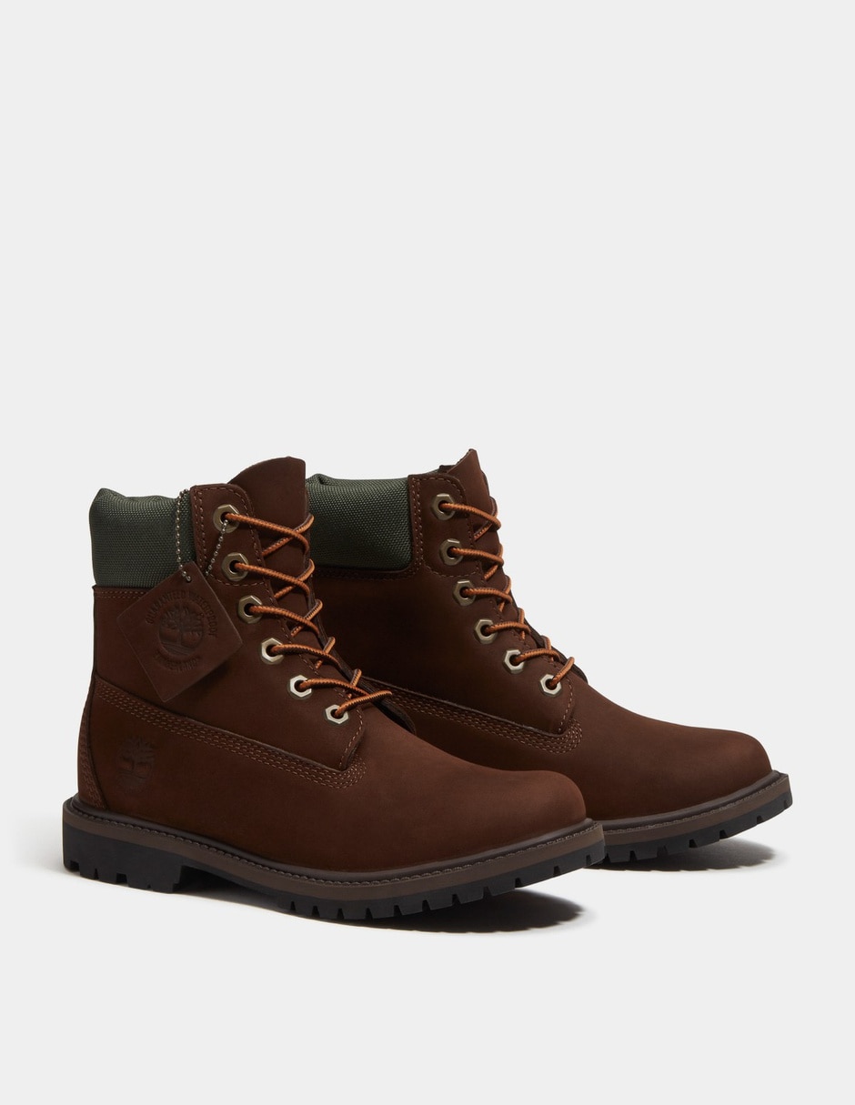Bota Arriba del tobillo Botas impermeables Timberland® Premium de 6 pulgadas para Mujer Café TB0A43F8A6Q de Piel para mujer 4