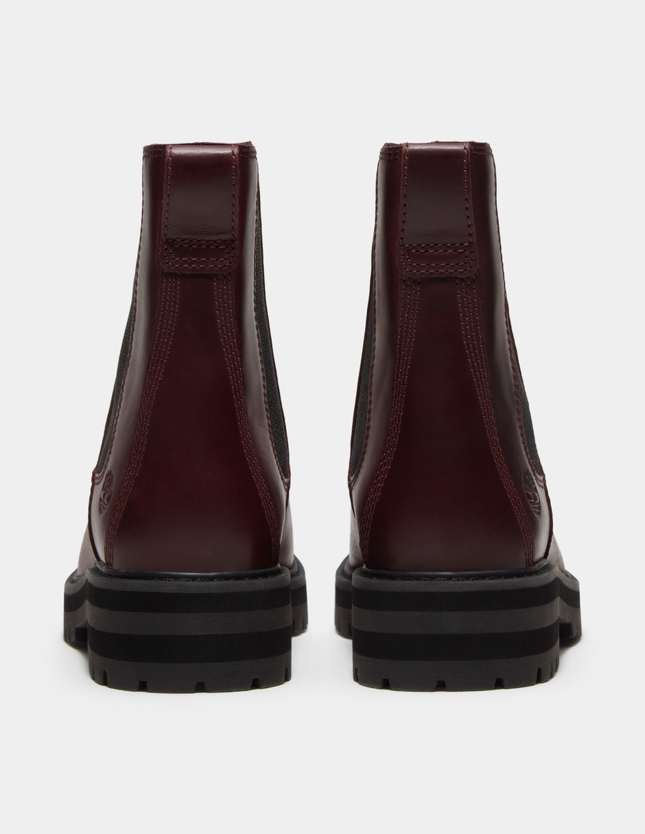 Bota Arriba del tobillo Bota Chelsea Britton Drive para Mujer Vino TB0A2KK2EIW de Piel para mujer 5
