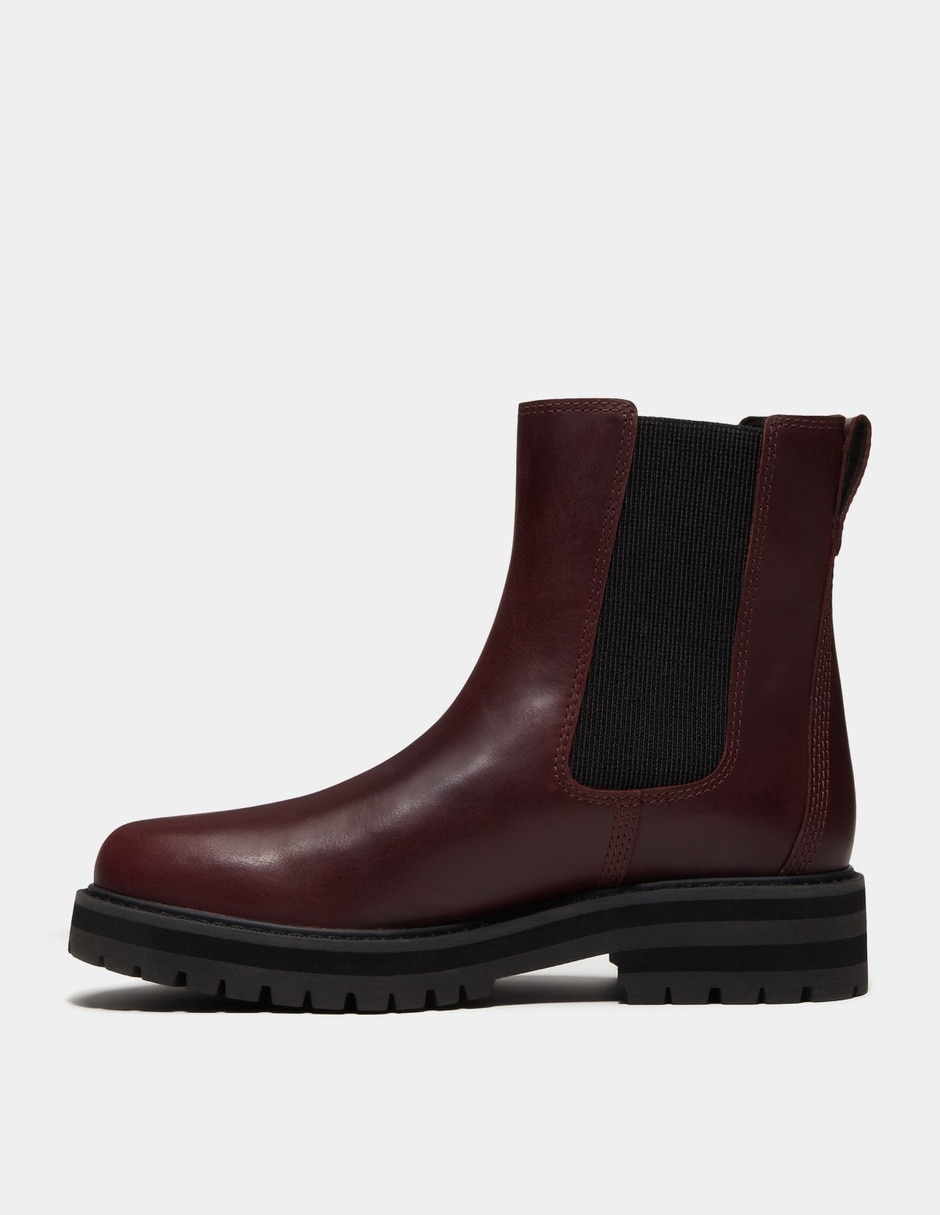 Bota Arriba del tobillo Bota Chelsea Britton Drive para Mujer Vino TB0A2KK2EIW de Piel para mujer 6