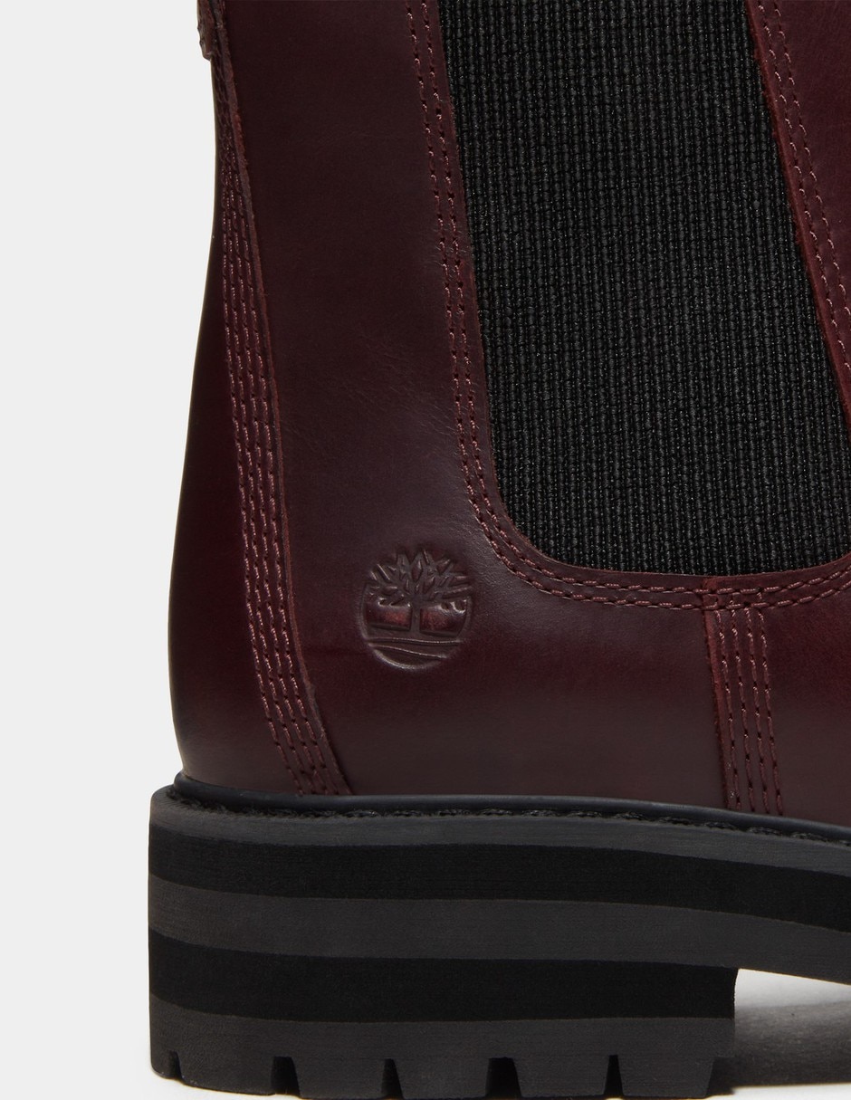 Bota Arriba del tobillo Bota Chelsea Britton Drive para Mujer Vino TB0A2KK2EIW de Piel para mujer 7
