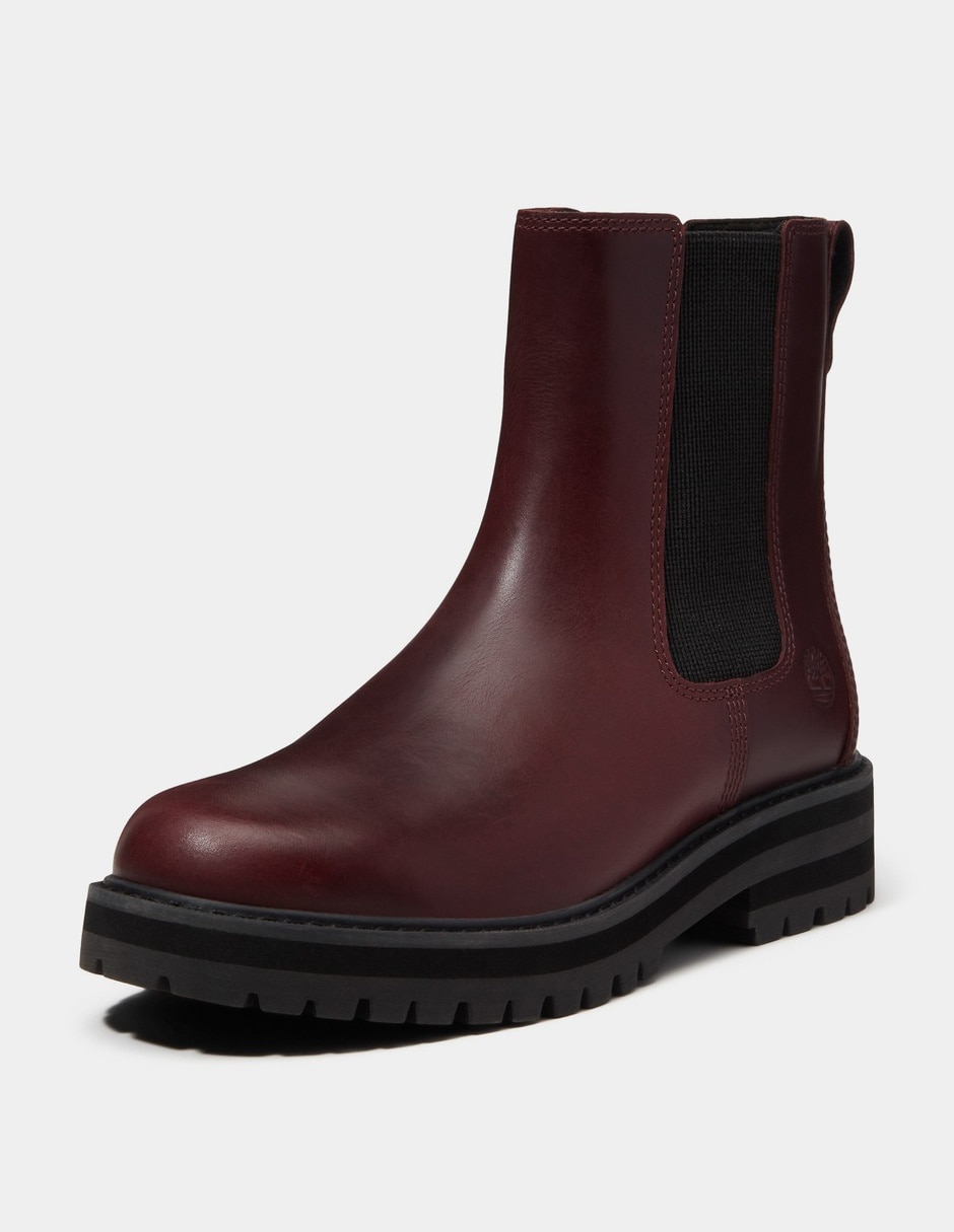 Bota Arriba del tobillo Bota Chelsea Britton Drive para Mujer Vino TB0A2KK2EIW de Piel para mujer 9