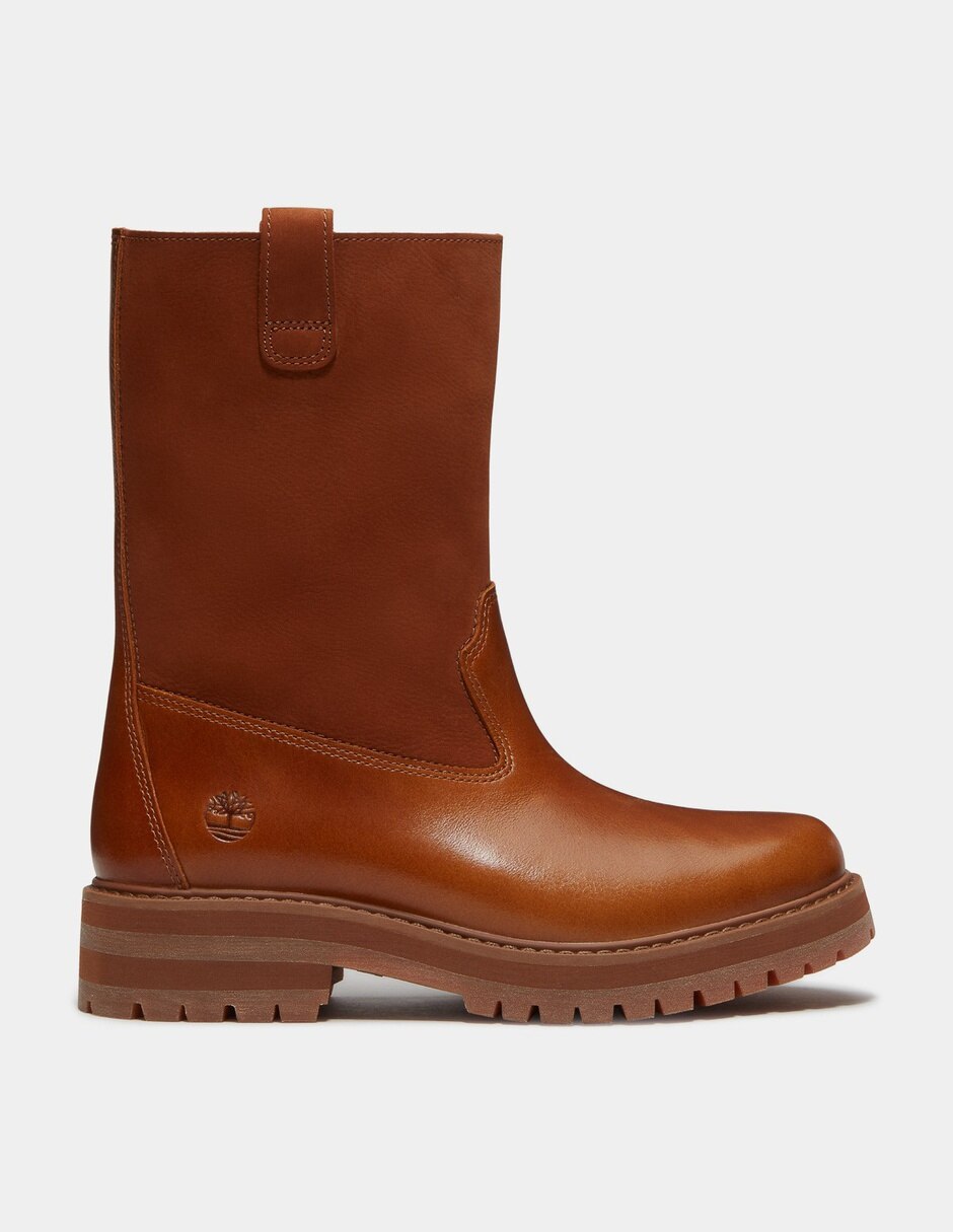 Bota arriba del tobillo britton drive pull-on de piel para mujer Bota arriba del tobillo britton drive pull-on de piel para mujer