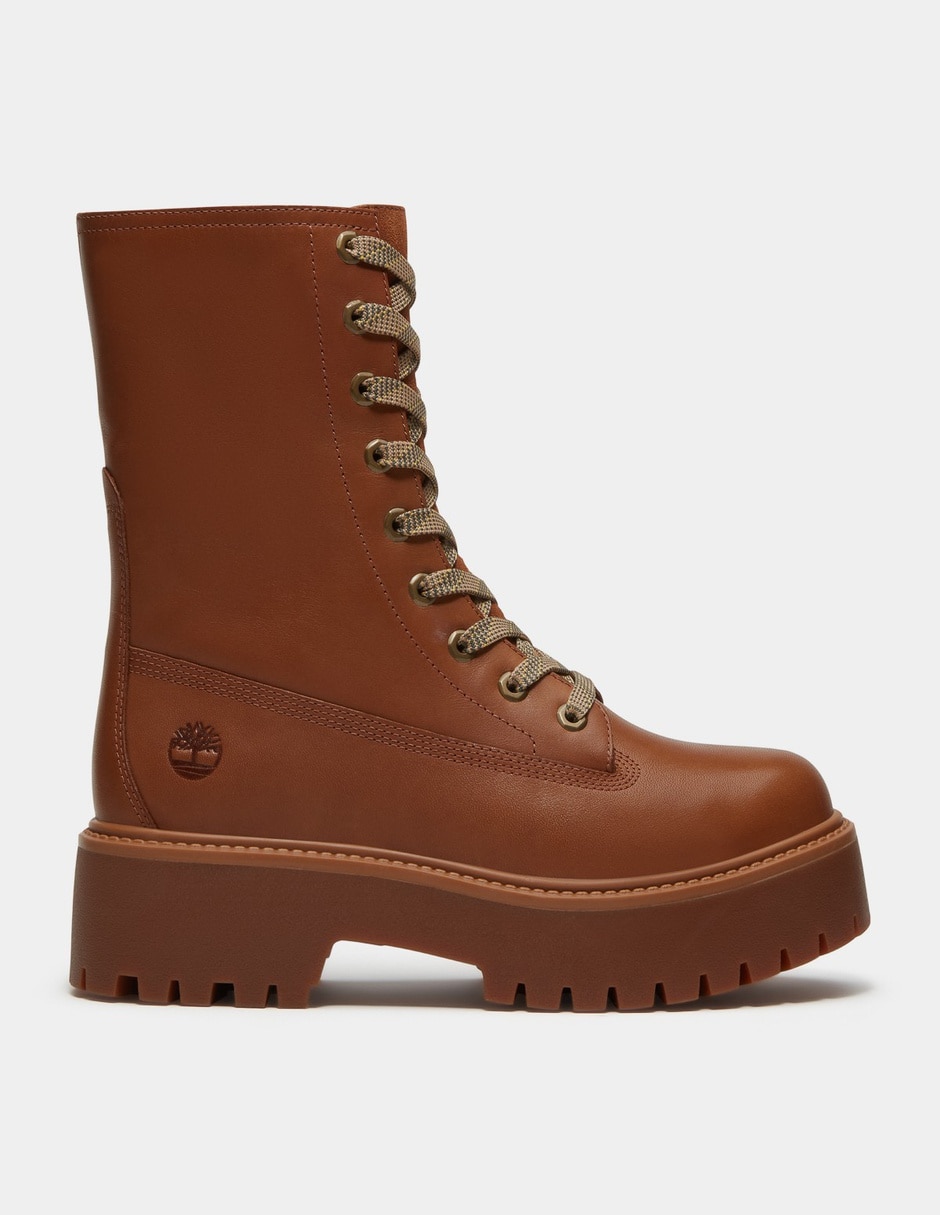 Bota arriba del tobillo stone street mid de piel para mujer Bota arriba del tobillo stone street mid de piel para mujer
