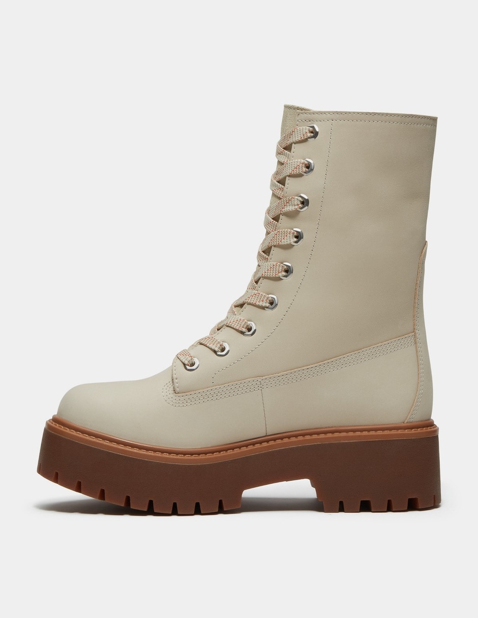 Bota Arriba del tobillo Botas con plataforma Stone Street Mid para Mujer Beige TB0A5SAHEN7 de Piel para mujer 6