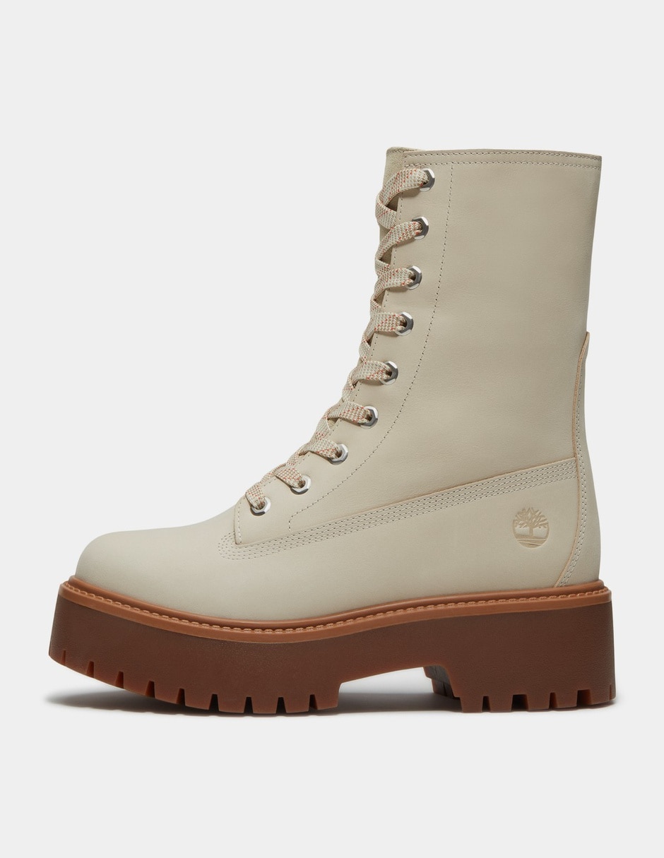 Bota Arriba del tobillo Botas con plataforma Stone Street Mid para Mujer Beige TB0A5SAHEN7 de Piel para mujer 8