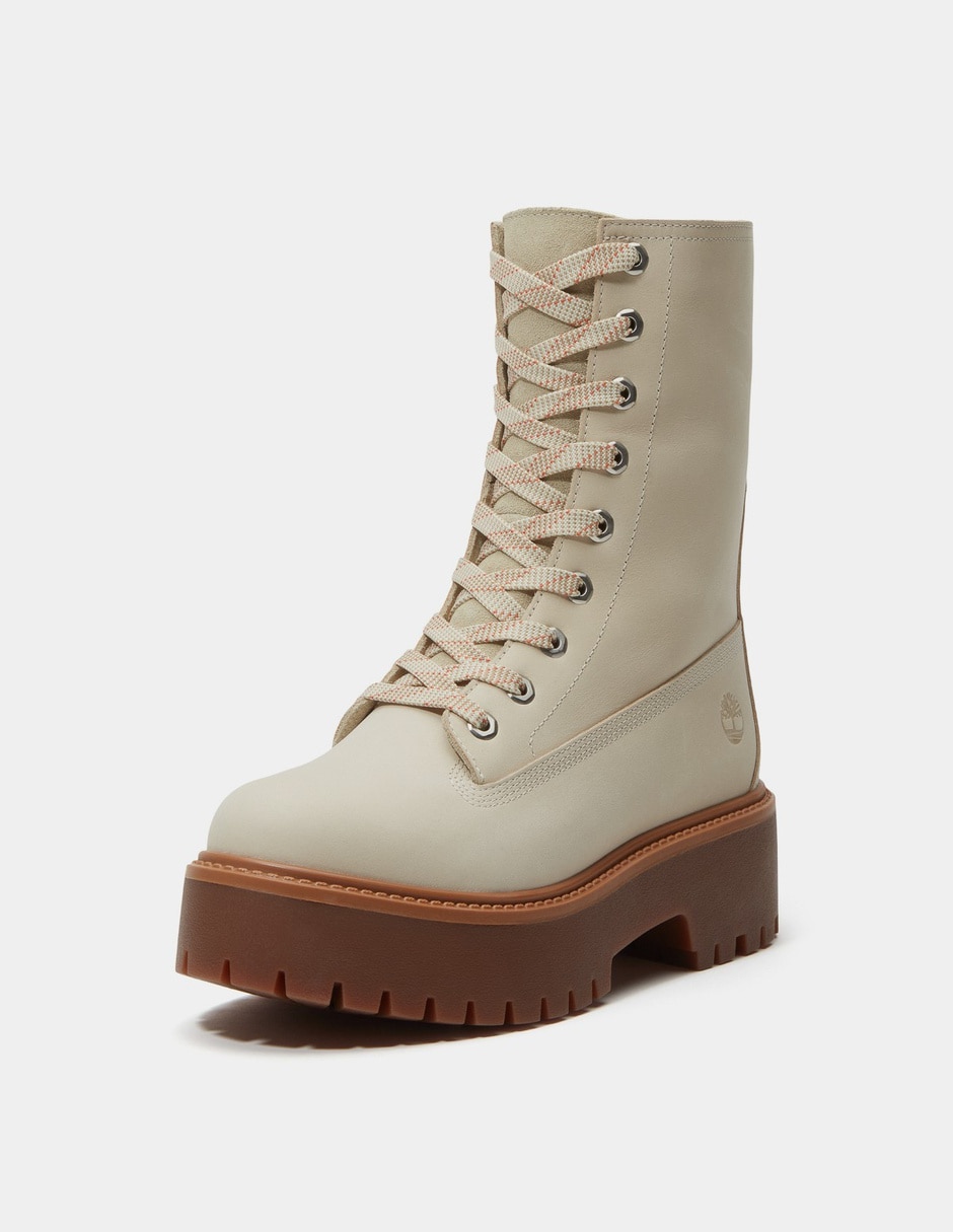 Bota Arriba del tobillo Botas con plataforma Stone Street Mid para Mujer Beige TB0A5SAHEN7 de Piel para mujer 9