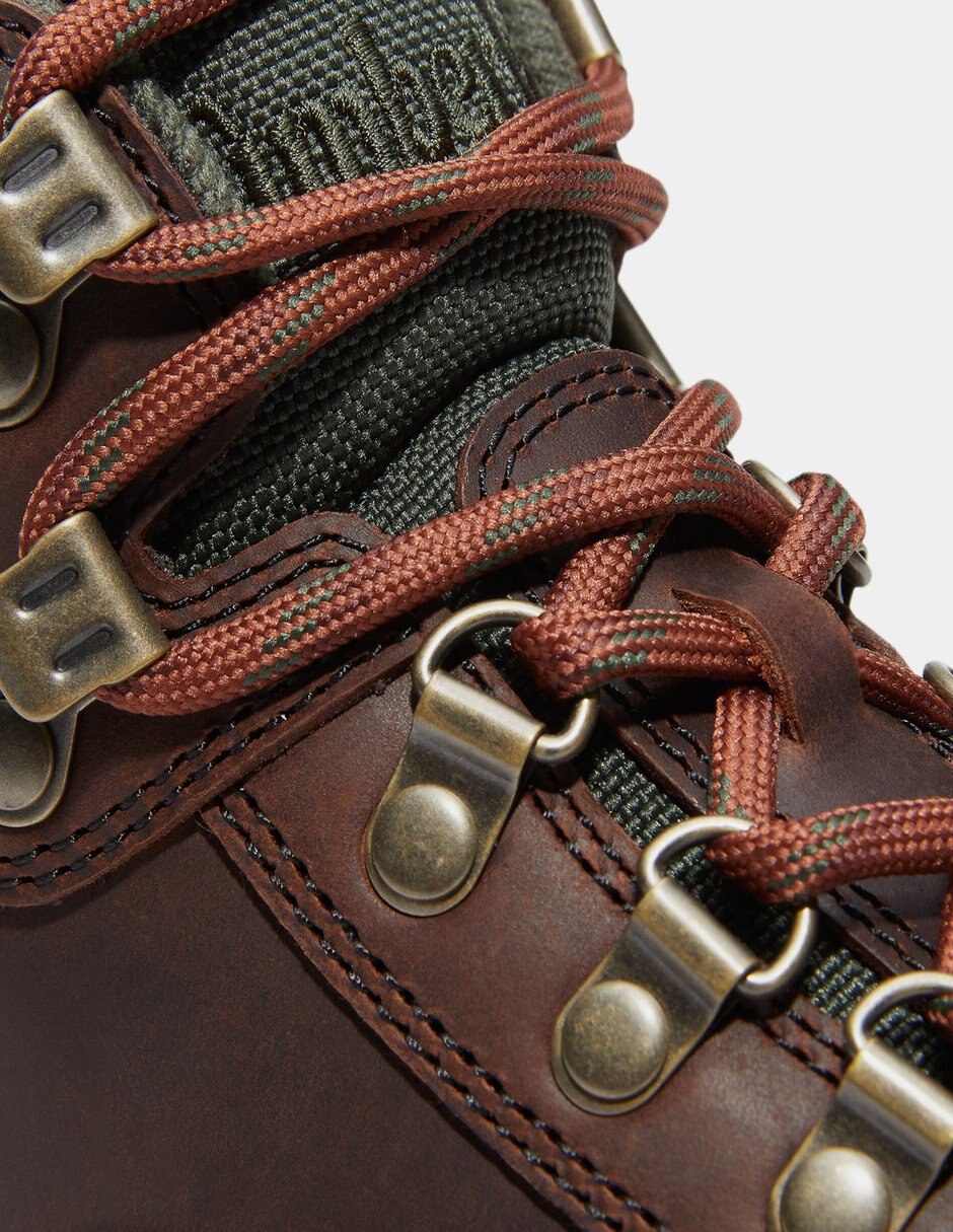 Bota Arriba del tobillo Botas Euro Hiker para Mujer Café TB0A5TR6W01 de Piel para mujer 7