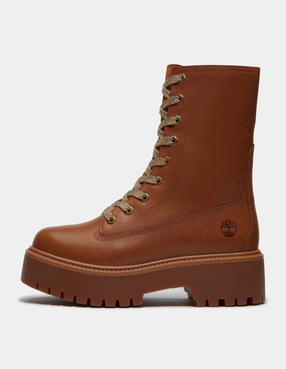 Bota Arriba del tobillo Botas con plataforma Stone Street Mid para Mujer Café TB0A5SAHEM6 de Piel para mujer 8