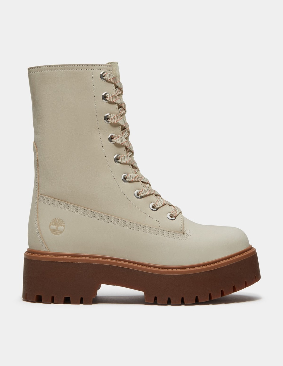 Bota arriba del tobillo stone street mid de piel para mujer Bota arriba del tobillo stone street mid de piel para mujer
