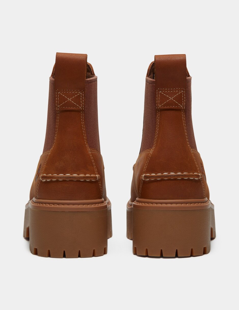 Bota Arriba del tobillo Botas Chelsea con plataforma Stone Street para Mujer Amarillo TB0A5TGPEN1 de Piel para mujer 5