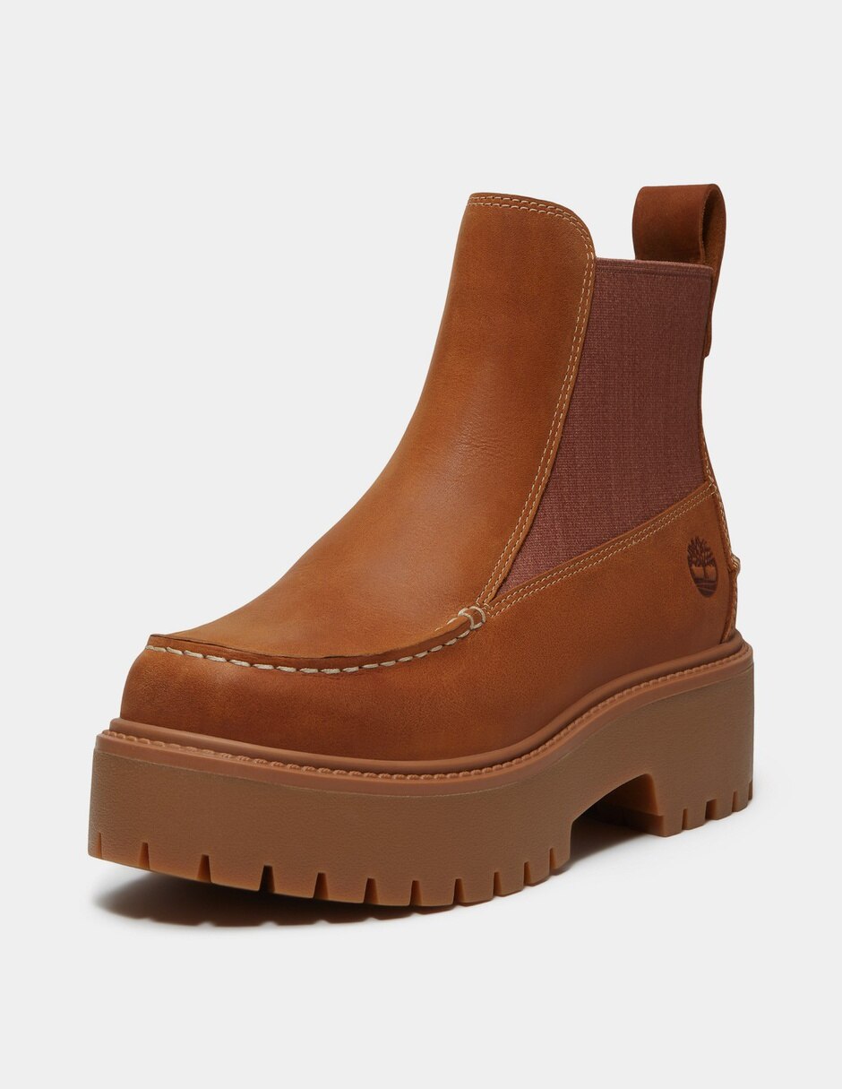 Bota Arriba del tobillo Botas Chelsea con plataforma Stone Street para Mujer Amarillo TB0A5TGPEN1 de Piel para mujer 9
