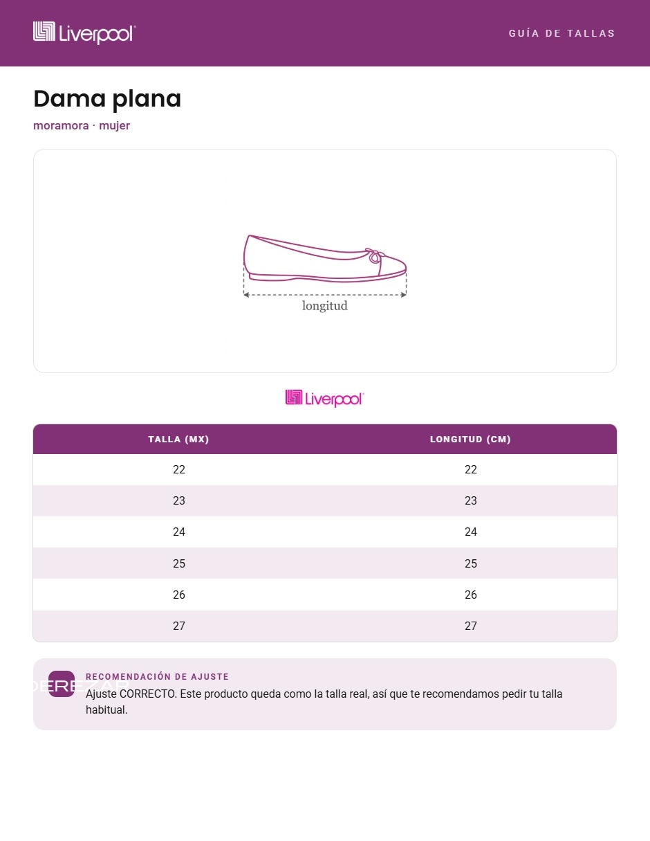 Balerina de Sintético para mujer 6