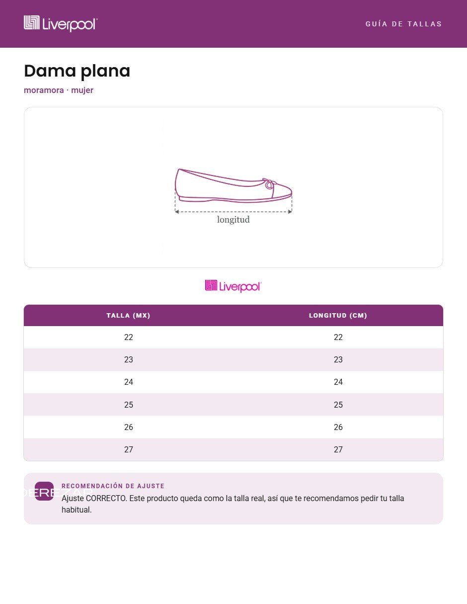 Balerina de Sintético para mujer 6