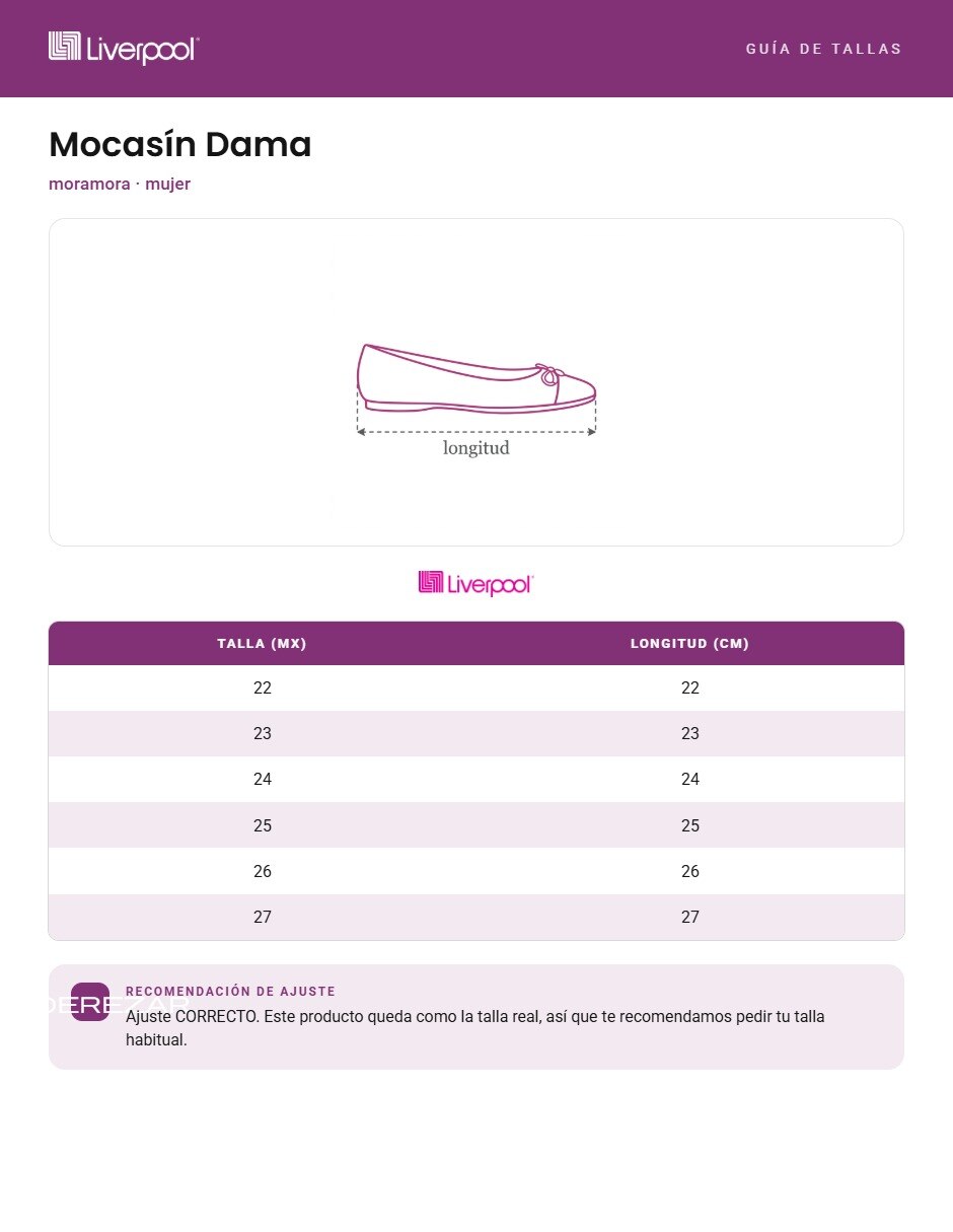 Mocasín de Sintético para mujer 6
