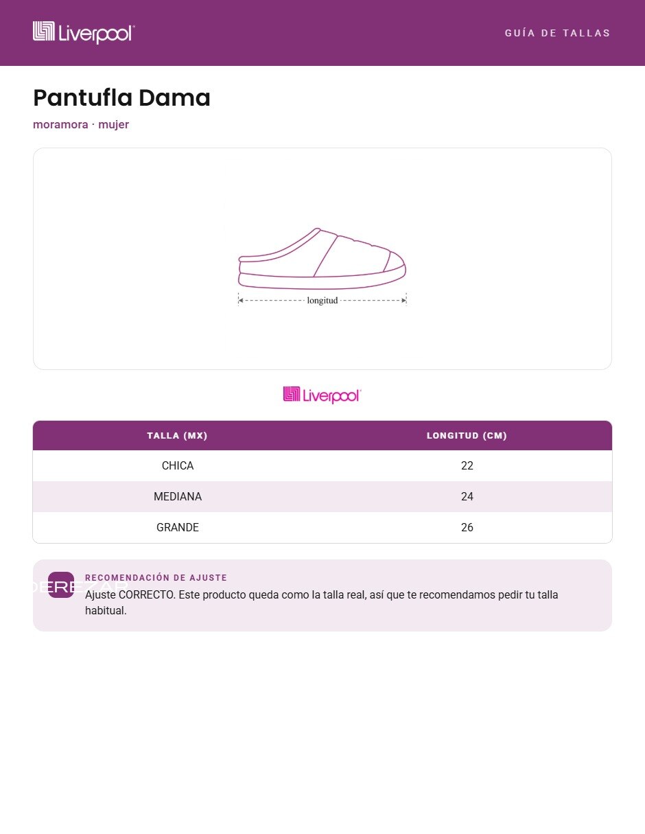Pantufla para mujer 6